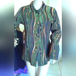 NEW 2 PC. HIGHLINE PANT SUIT ASIAN INSPIRED (BY IRRESISTIBLE REVERSIBLE) READ! S